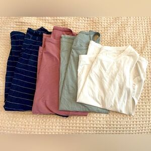 Lot of 4 Lululemon tanks - gently used condition. All various styles, size 4-6.